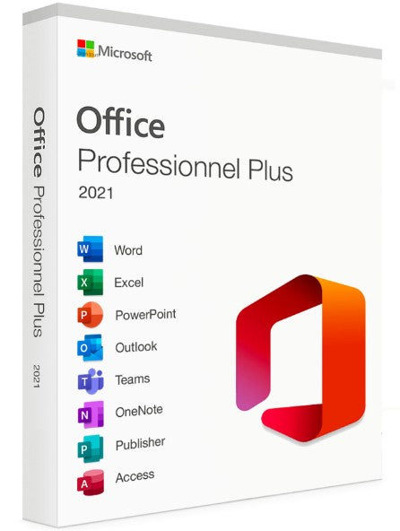 Clé d'activation Office 2021 Pro Plus - livraison email dématérialisée en 2H MAX