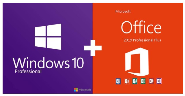 Windows 10 Pro FR + Office 2019 pro plus FR LIVRAISON 30 MN MAX
