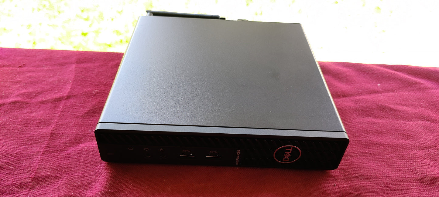 Mini pc DELL OptiPlex 3080, core i5-10500T (6 coeurs) RAM 16 GO WIFI BLUETOOTH
