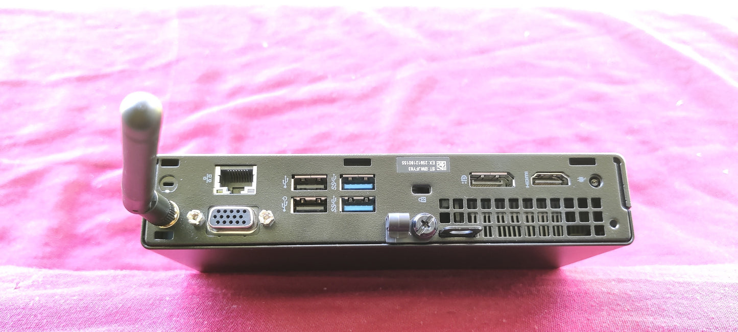 Mini pc DELL OptiPlex 3080, core i5-10500T (6 coeurs) RAM 16 GO WIFI BLUETOOTH
