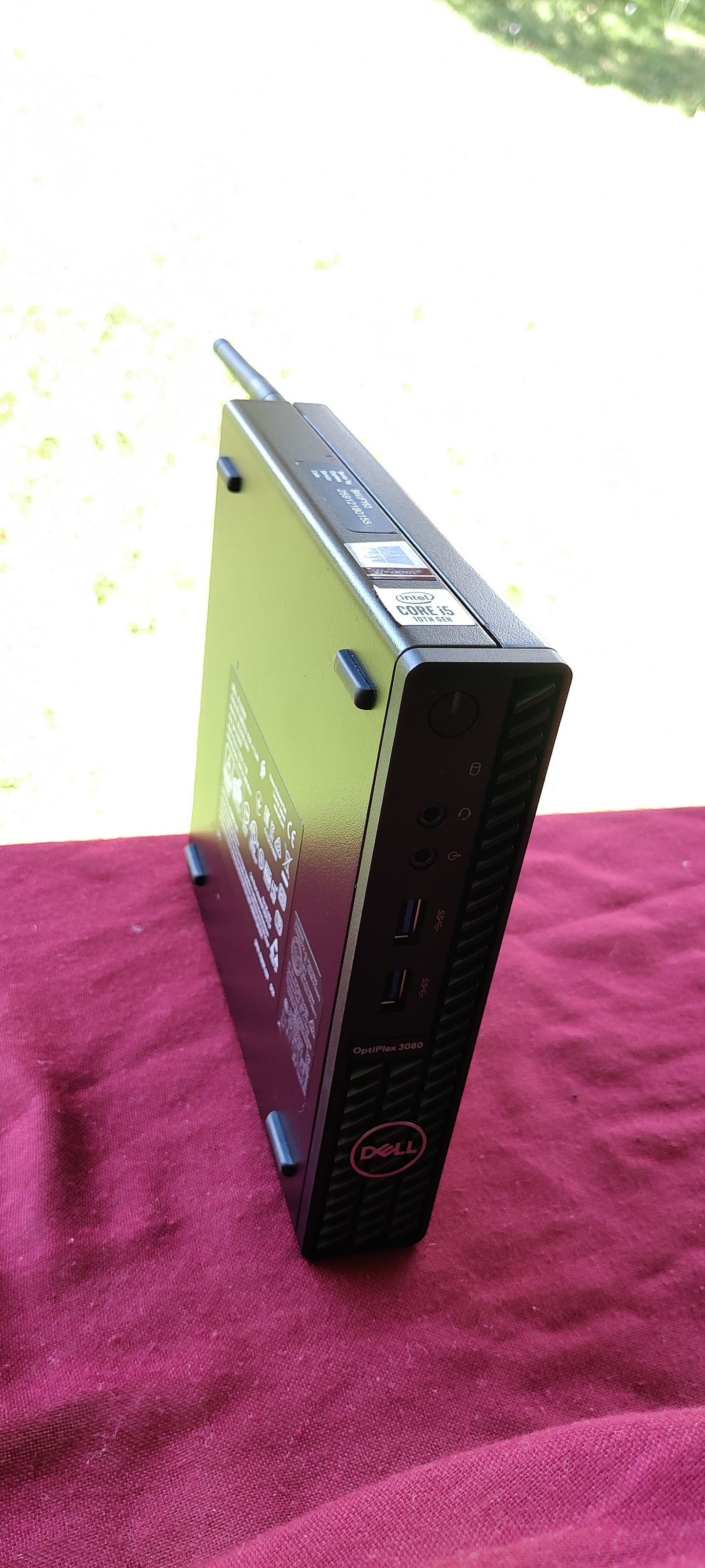 Mini pc DELL OptiPlex 3080, core i5-10500T (6 coeurs) RAM 16 GO WIFI BLUETOOTH