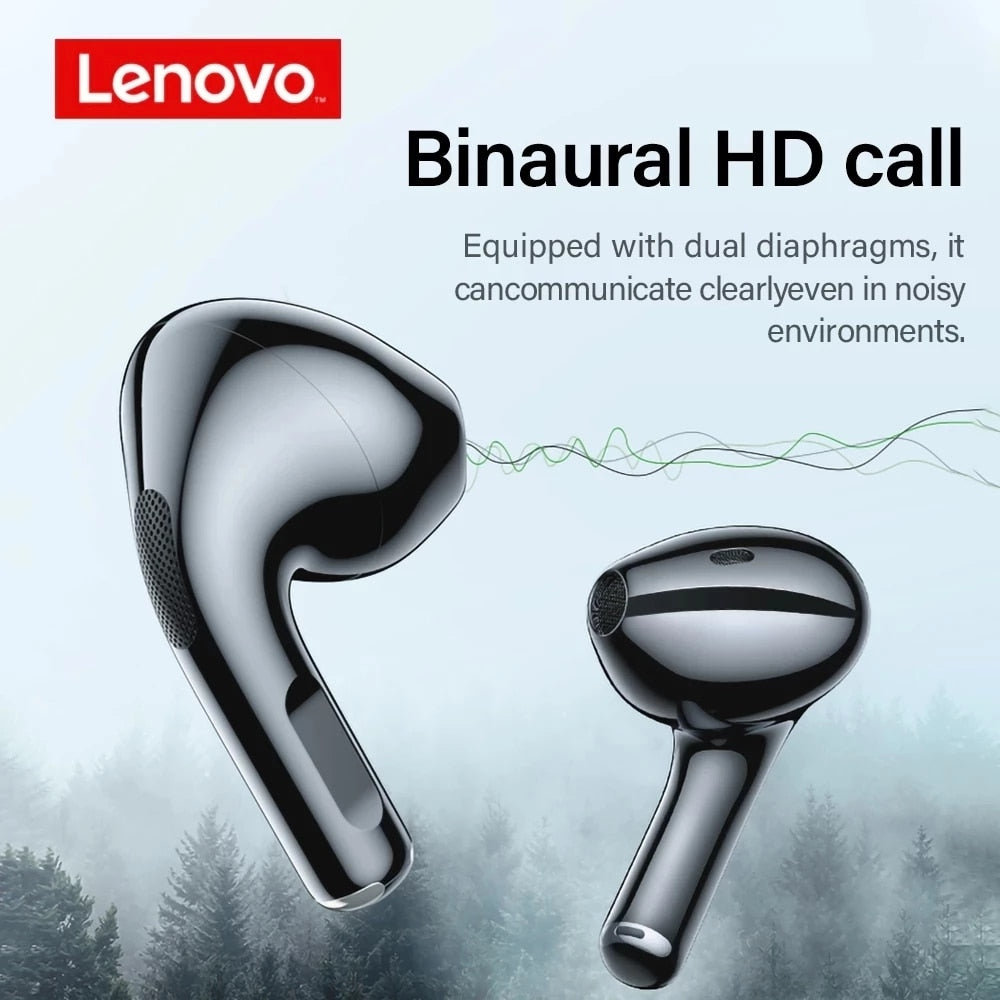Écouteurs Bluetooth sans fil LENOVO LP40 TWS robustes et fiables avec commande tactile, pour une expérience auditive incomparable!