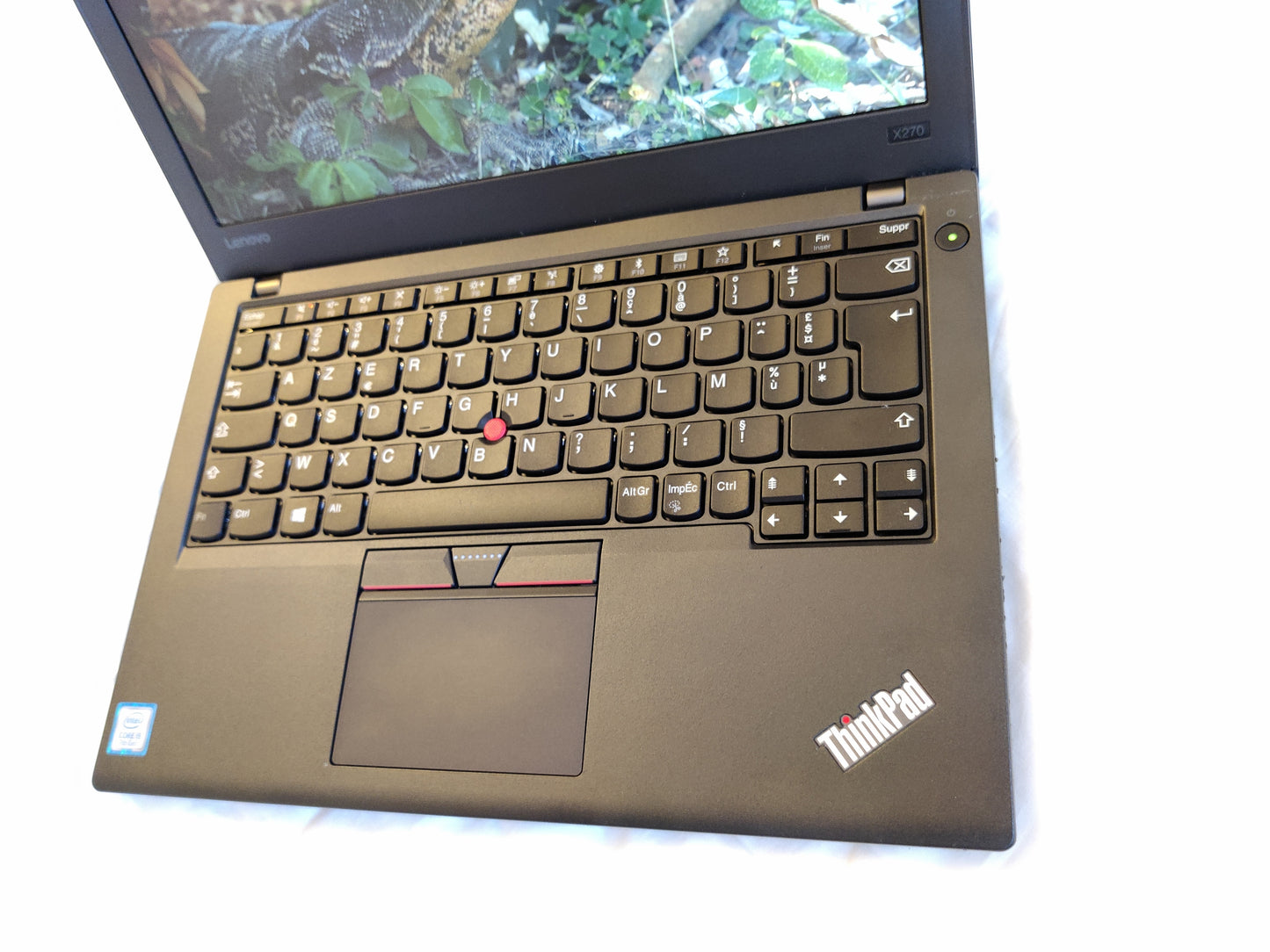 LENOVO ThinkPad X270 CORE I5-7300U double batterie , 8GO RAM, SSD 240 GO