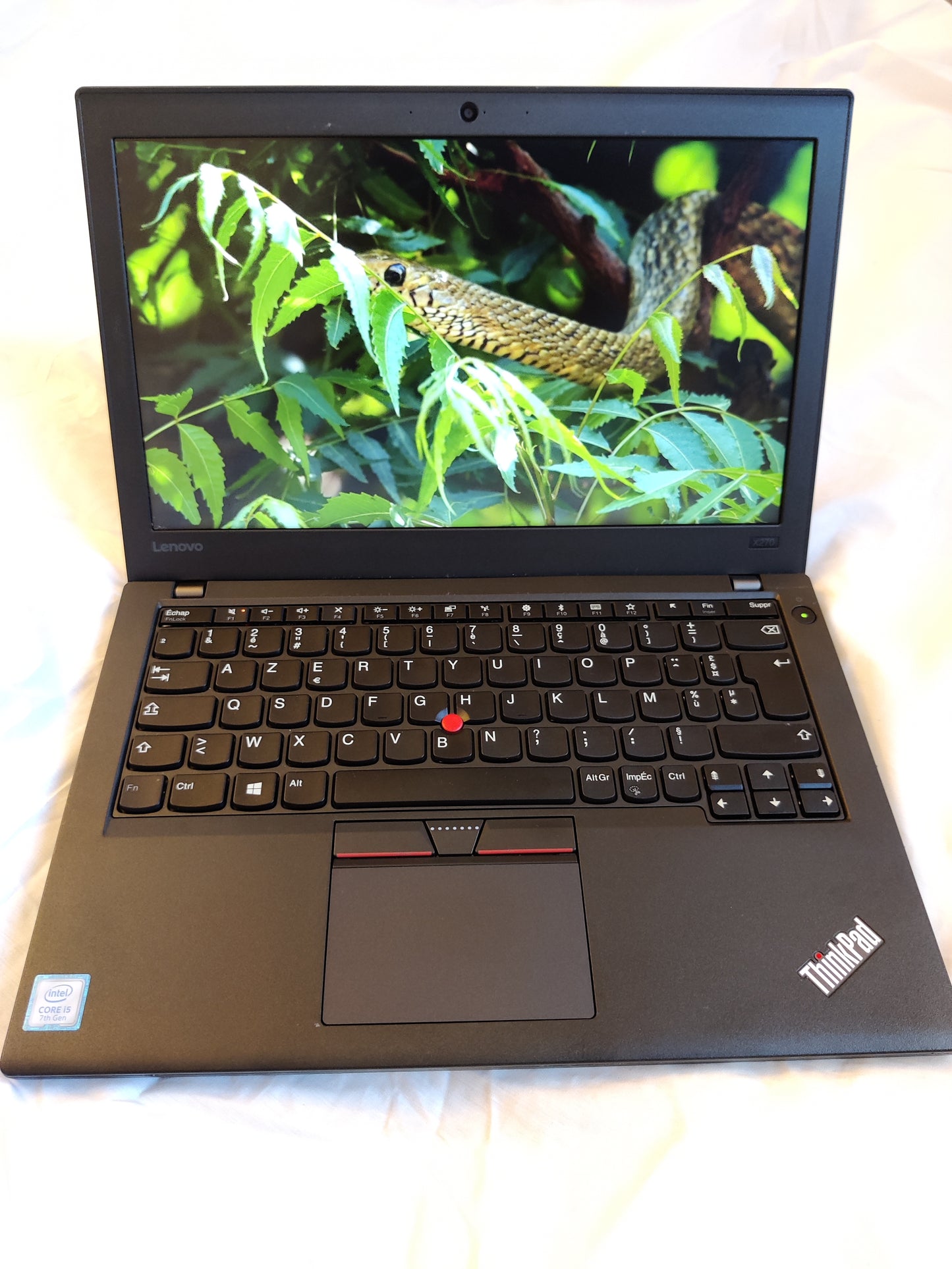 LENOVO ThinkPad X270 CORE I5-7300U double batterie , 8GO RAM, SSD 240 GO