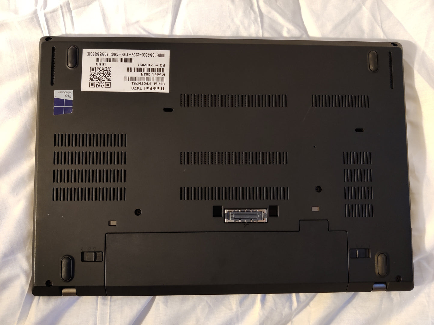 LENOVO Thinkpad T470 CORE I5-6300U vpro, RAM 16 GO. FHD. Rétro éclairé.double batterie