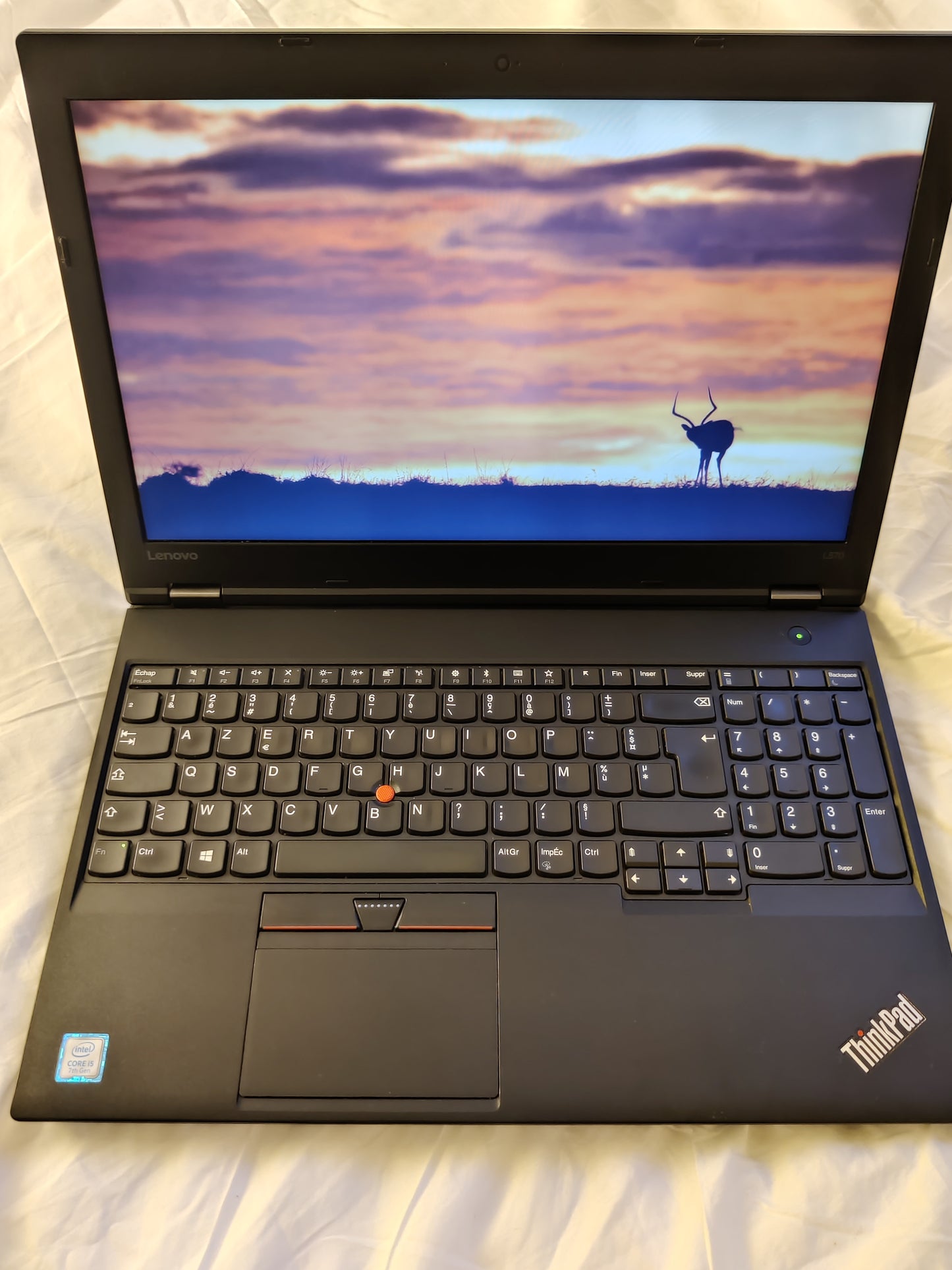 LENOVO Thinkpad L570 CORE I5-7300U, RAM 16 GO. 15,6 pouces