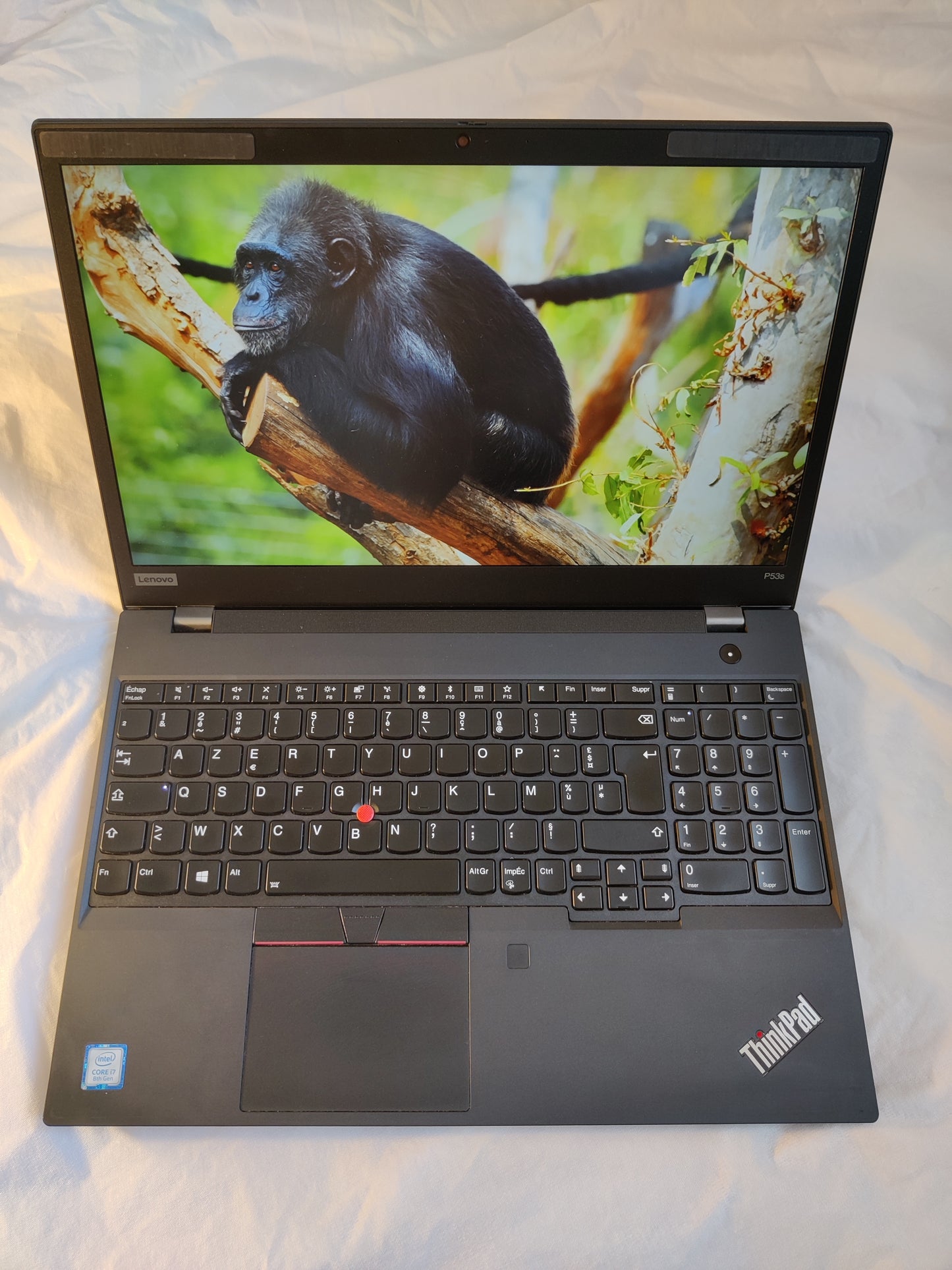 LENOVO Thinkpad P53S CORE I7-8565U Vpro, 15,6" , SSD 512GO, RAM 16 GO. Double cartes graphiques, FHD