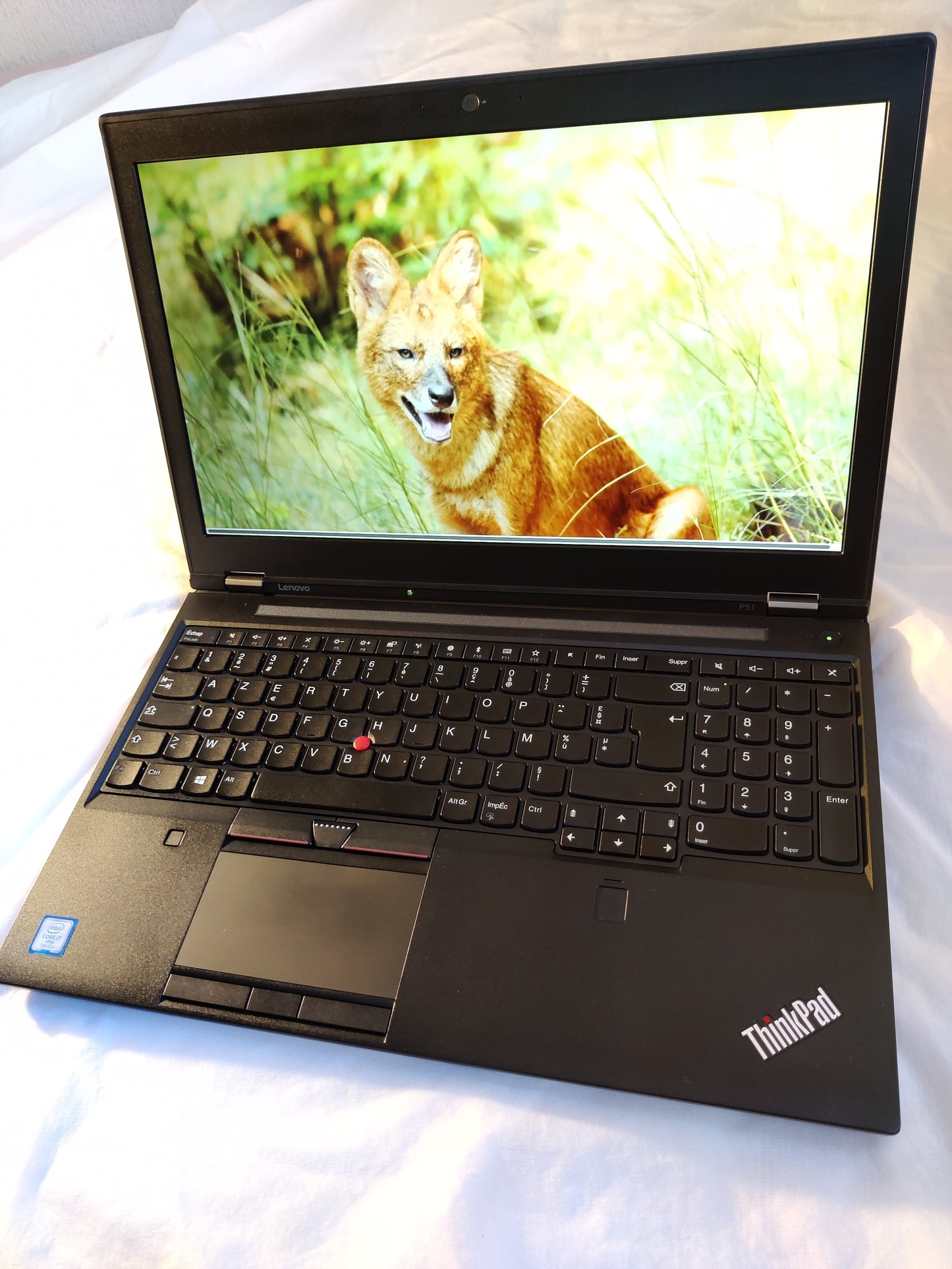 GAMER PRO LENOVO Thinkpad P51 CORE I7-7820HQ Vpro, 15,6" , SSD 512GO, RAM 32GO. Double cartes graphiques, FHD