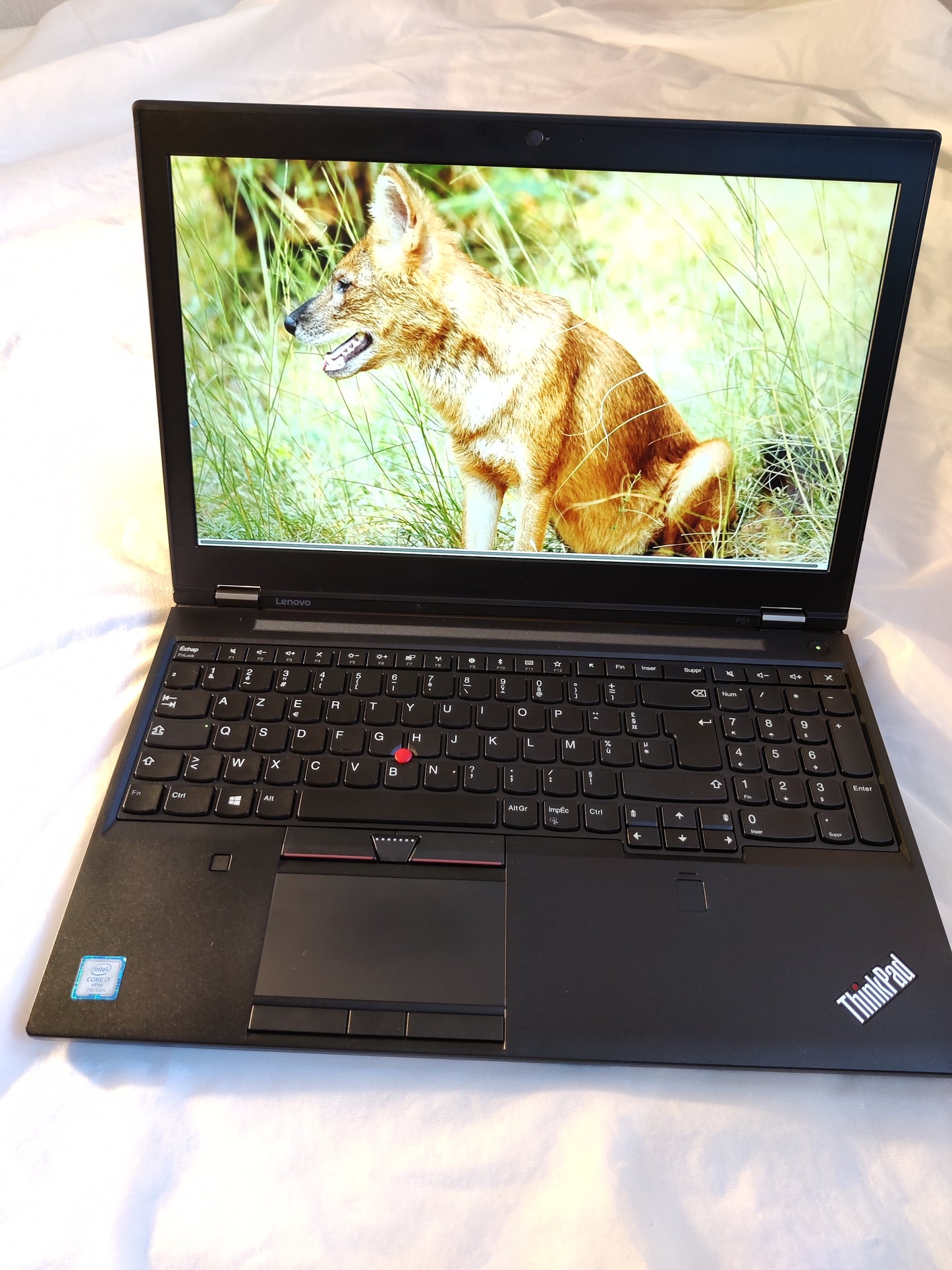 GAMER PRO LENOVO Thinkpad P51 CORE I7-7820HQ Vpro, 15,6" , SSD 512GO, RAM 32GO. Double cartes graphiques, FHD
