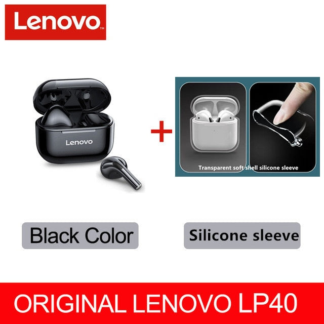 Écouteurs Bluetooth sans fil LENOVO LP40 TWS robustes et fiables avec commande tactile, pour une expérience auditive incomparable!