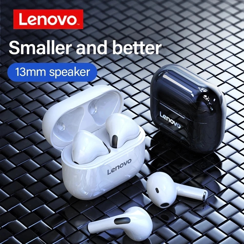 Écouteurs Bluetooth sans fil LENOVO LP40 TWS robustes et fiables avec commande tactile, pour une expérience auditive incomparable!